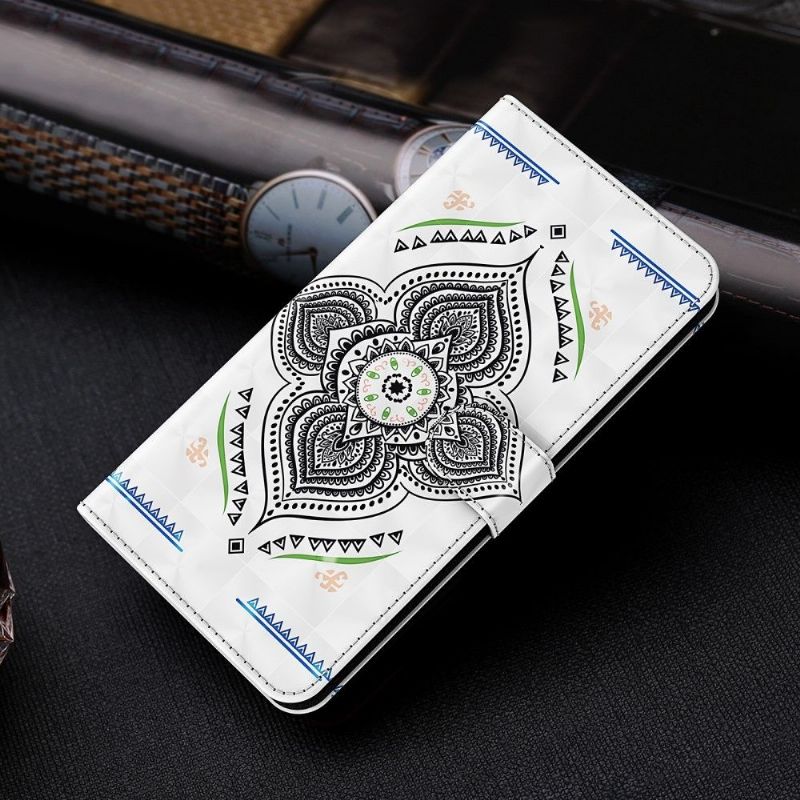 Flip Cover Samsung Galaxy S21 Ultra 5G Enkelt Mandala