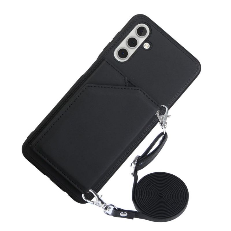 Cover Samsung Galaxy A13 5G Aude Multi-compartment Lanyard