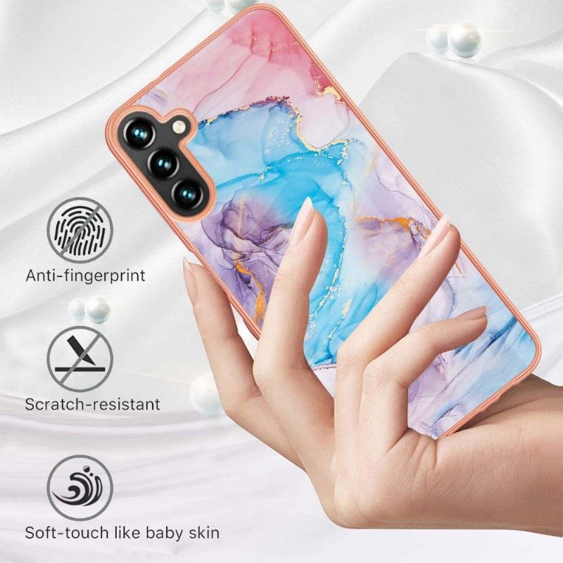 Cover Samsung Galaxy A13 5G Blåfarvet Marmor