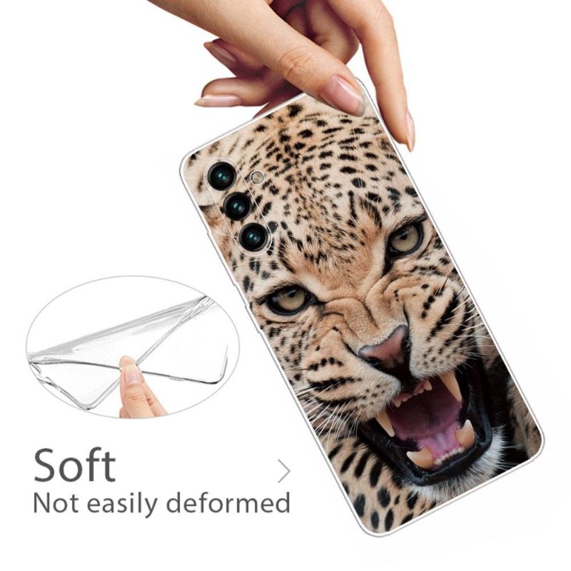 Cover Samsung Galaxy A13 5G Brølende Leopard