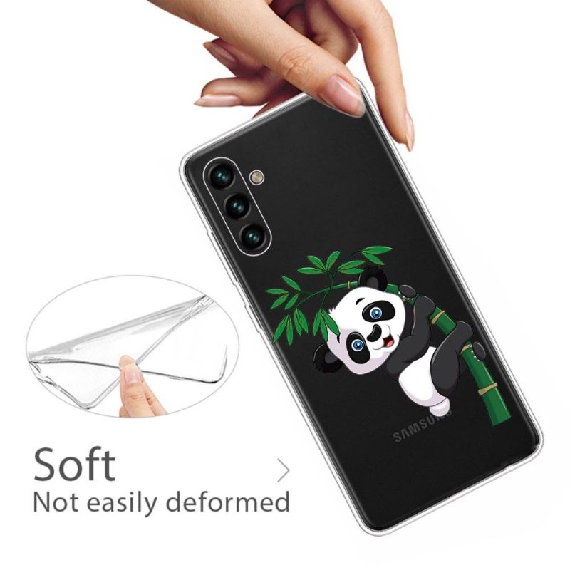 Cover Samsung Galaxy A13 5G Panda På Bambus