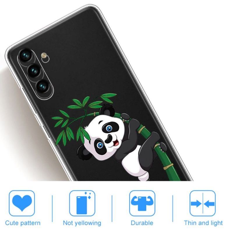 Cover Samsung Galaxy A13 5G Panda På Bambus