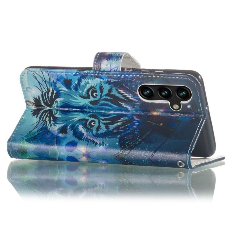 Flip Cover Samsung Galaxy A13 5G Anti-fald Kunstnerisk Tiger