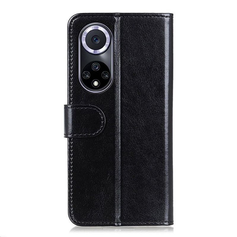 Etui Huawei Nova 9 / Honor 50 Flip Cover Foliostativ I Imiteret Læder