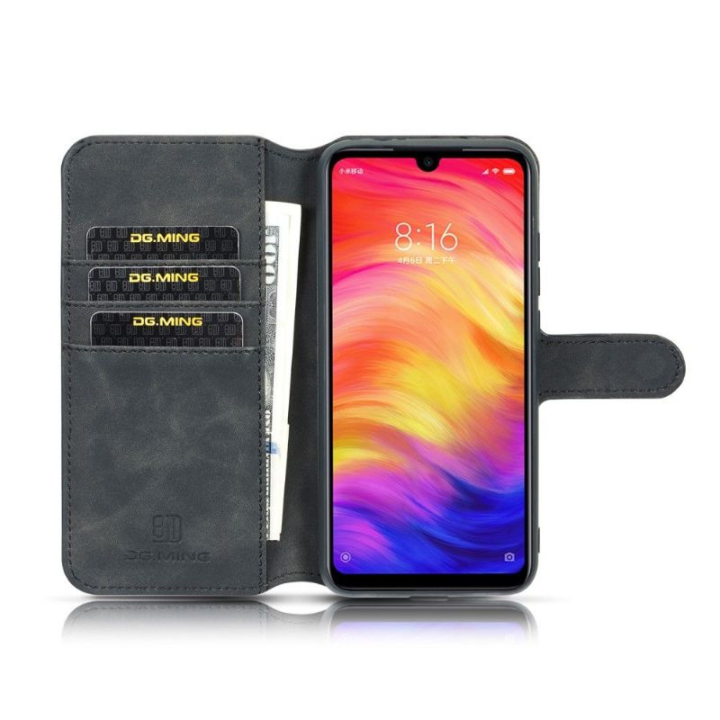 Flip Cover Huawei Y6 2019 Dg Ming Lædereffekt