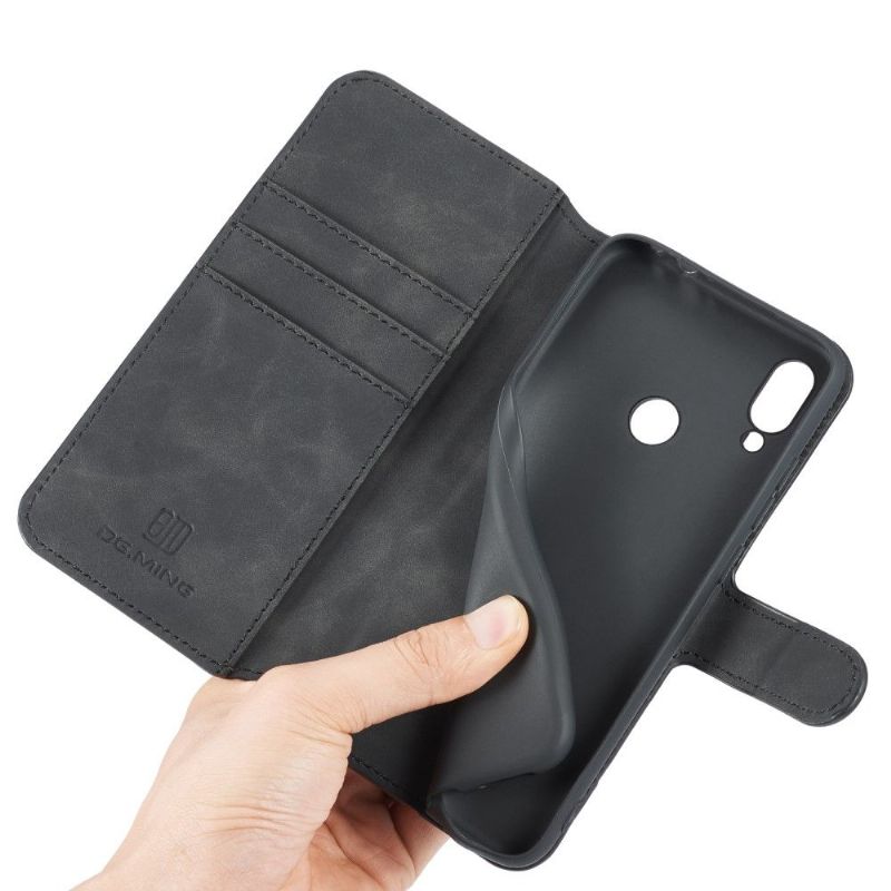 Flip Cover Huawei Y6 2019 Dg Ming Lædereffekt