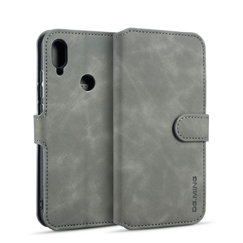 Flip Cover Huawei Y6 2019 Dg Ming Lædereffekt