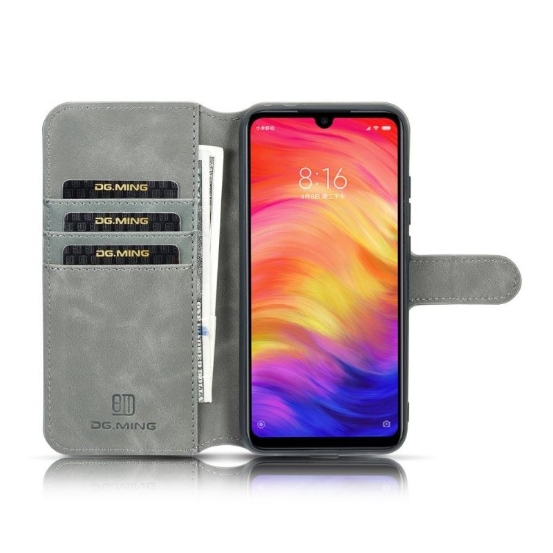 Flip Cover Huawei Y6 2019 Dg Ming Lædereffekt