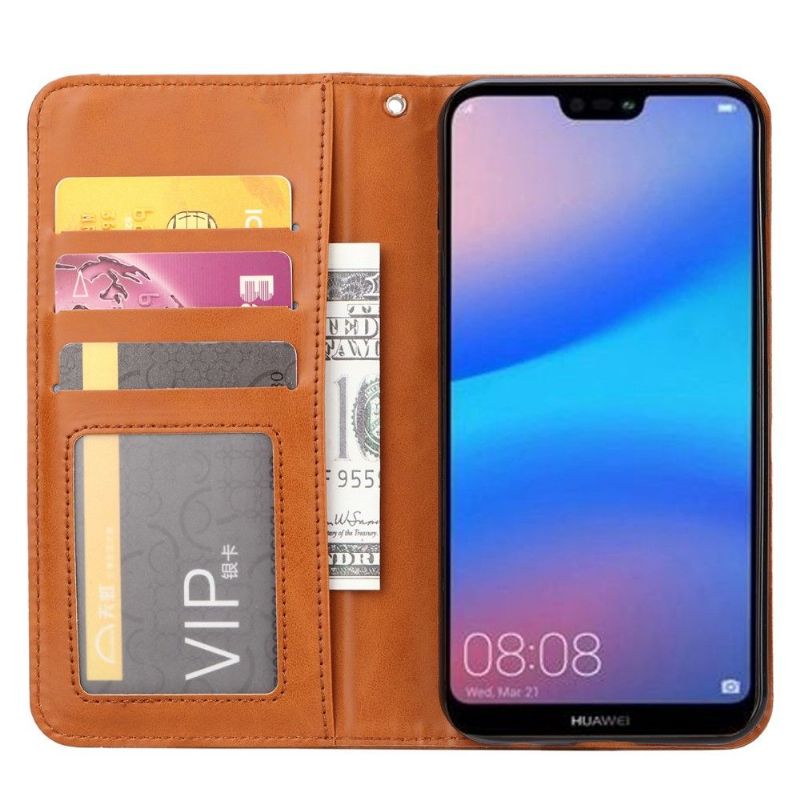 Flip Cover Huawei Y6 2019 Læder Stand Taske