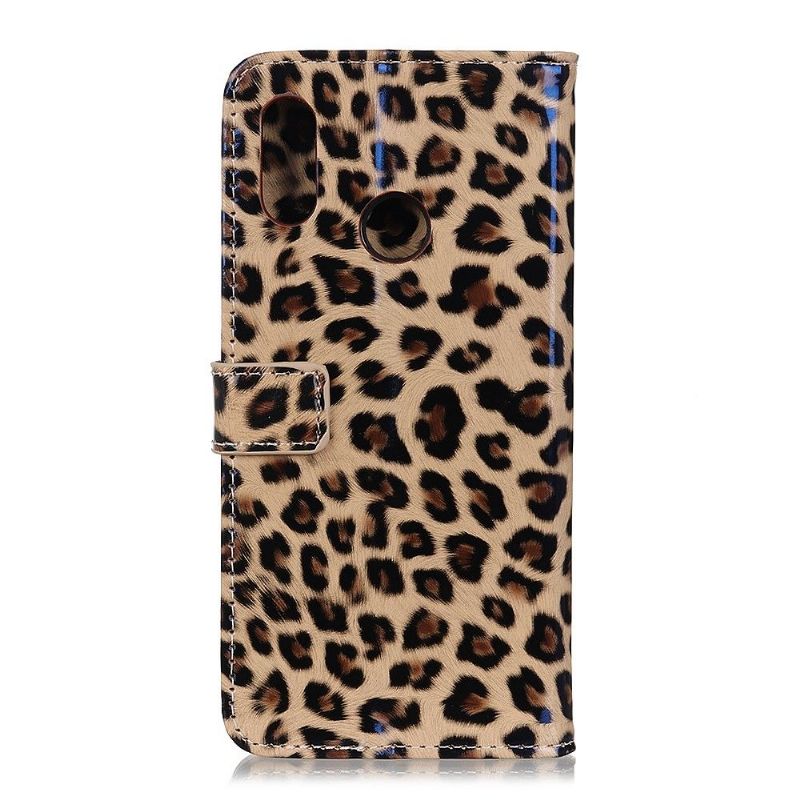 Flip Cover Huawei Y6 2019 Punge Etui Leopard Tegnebog