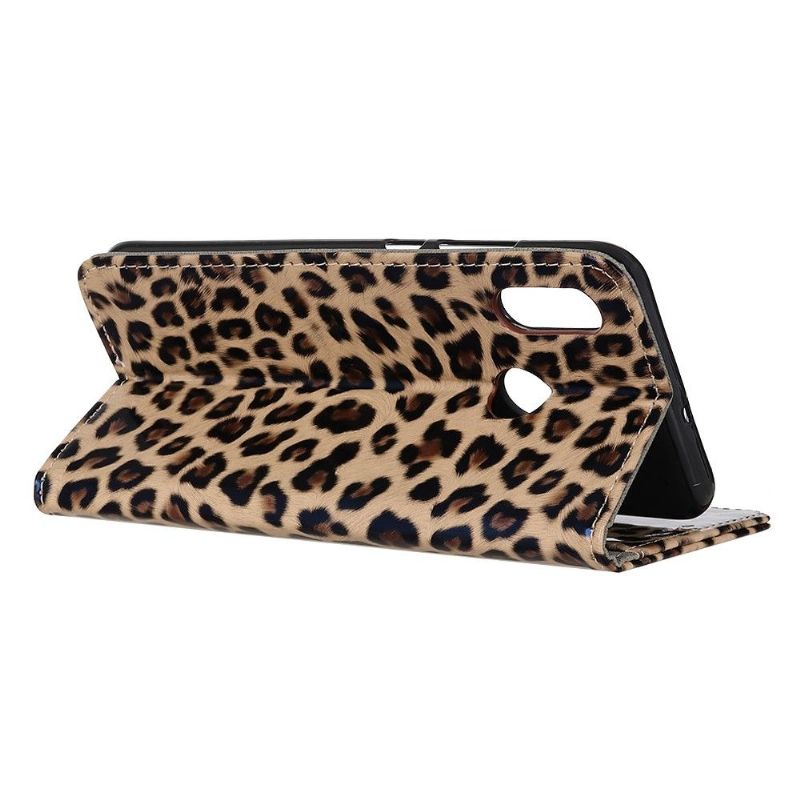 Flip Cover Huawei Y6 2019 Punge Etui Leopard Tegnebog