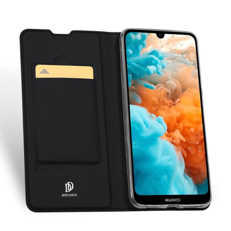 Flip Cover Huawei Y6 2019 Satin Belægning