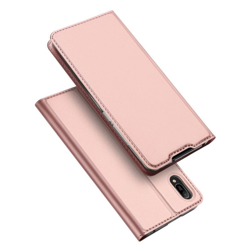 Flip Cover Huawei Y6 2019 Satin Belægning