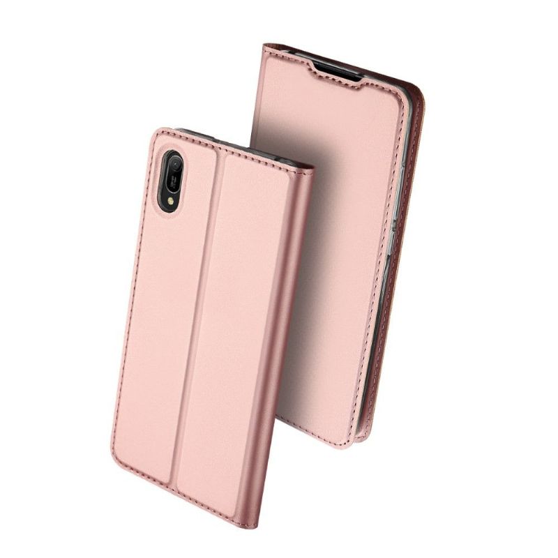 Flip Cover Huawei Y6 2019 Satin Belægning