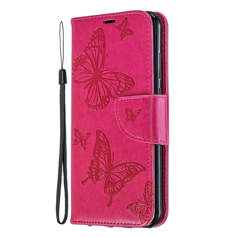 Flip Cover Huawei Y6 2019 Supportfunktion Sommerfugle