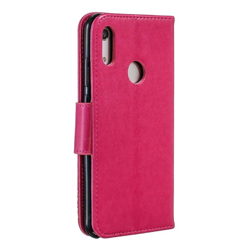 Flip Cover Huawei Y6 2019 Supportfunktion Sommerfugle