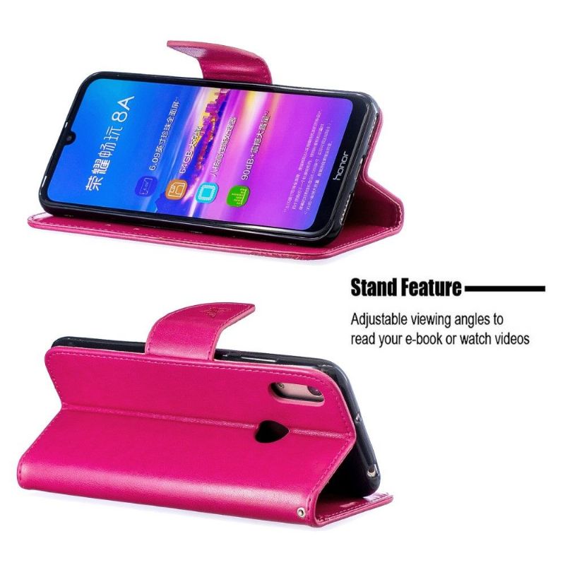 Flip Cover Huawei Y6 2019 Supportfunktion Sommerfugle