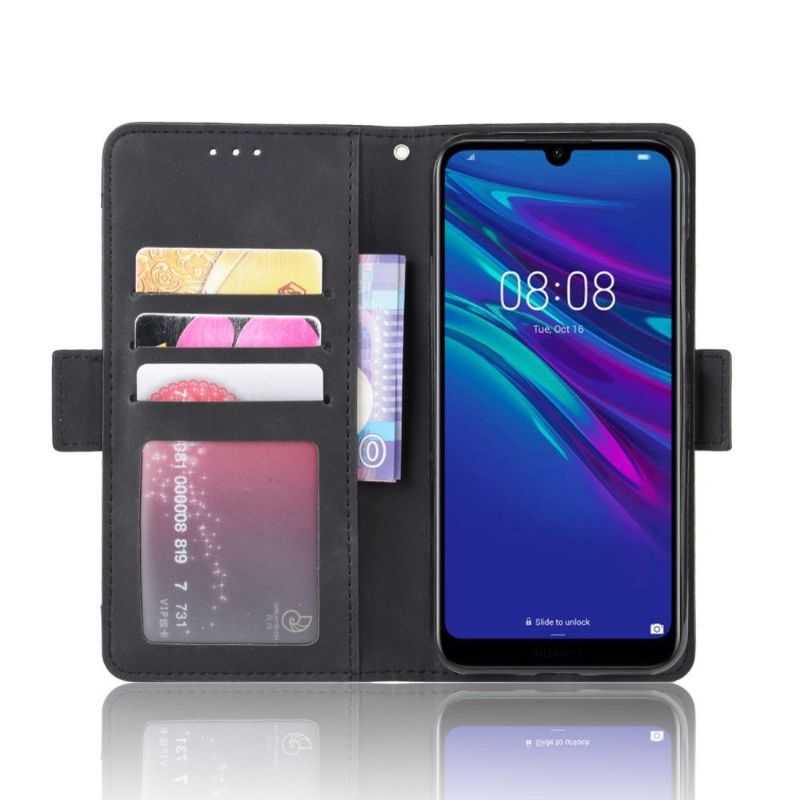 Læder Cover Huawei Y6 2019 Original Premium Med Kortholder