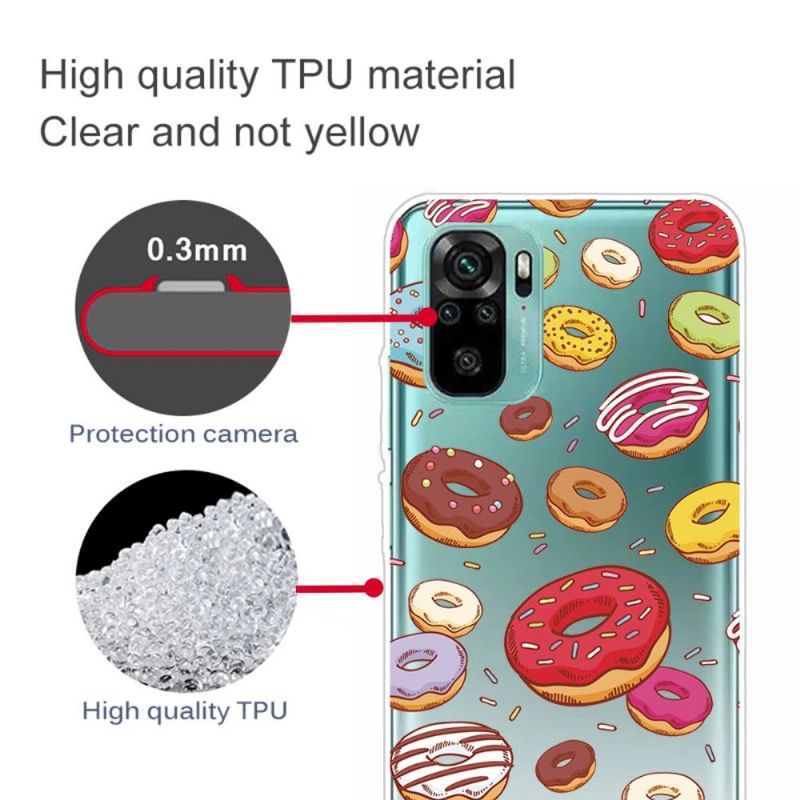 Cover Xiaomi Redmi Note 10 Anti-fald Flere Donuts