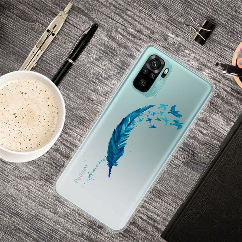 Cover Xiaomi Redmi Note 10 Hemming Fjer Og Fugle