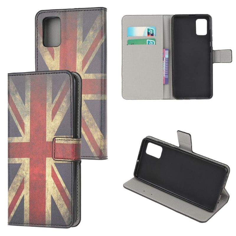 Flip Cover Xiaomi Redmi Note 10 Vintage Engelsk Flag