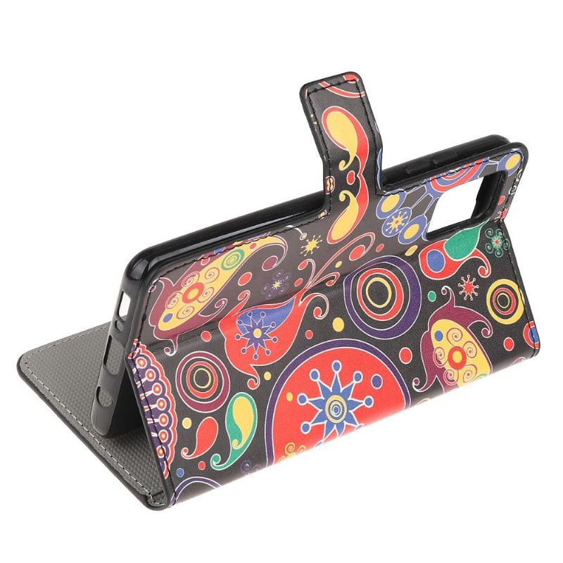 Læder Cover Xiaomi Redmi Note 10 Paisley Blomst