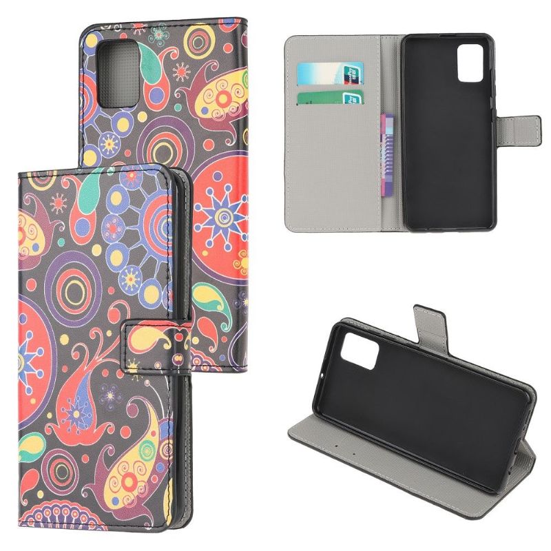 Læder Cover Xiaomi Redmi Note 10 Paisley Blomst