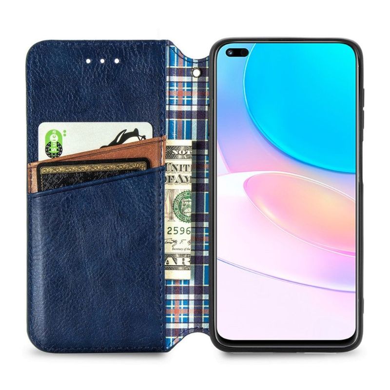 Flip Cover Honor 50 Lite / Huawei Nova 8i Kub Design Kortholder