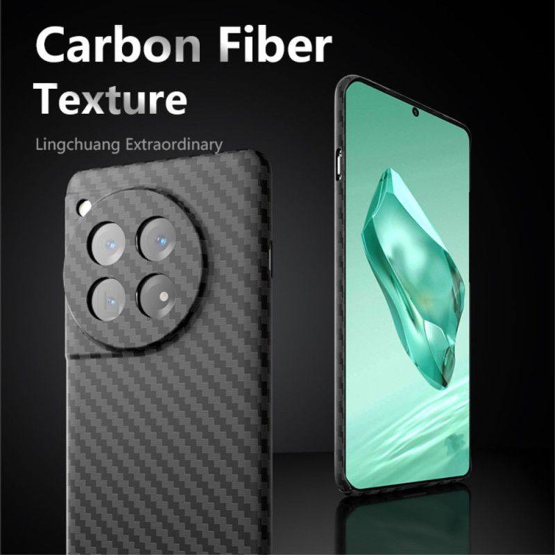 Cover Oneplus 12r Telefon Etui Carbon Fiber Design