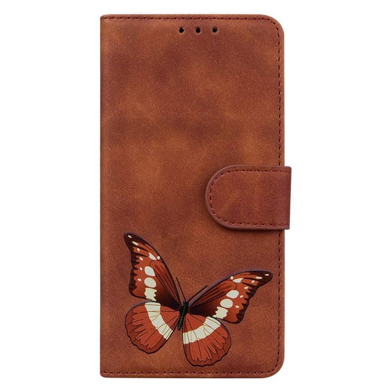 Flip Cover Honor Magic 5 Lite Sommerfugle Design