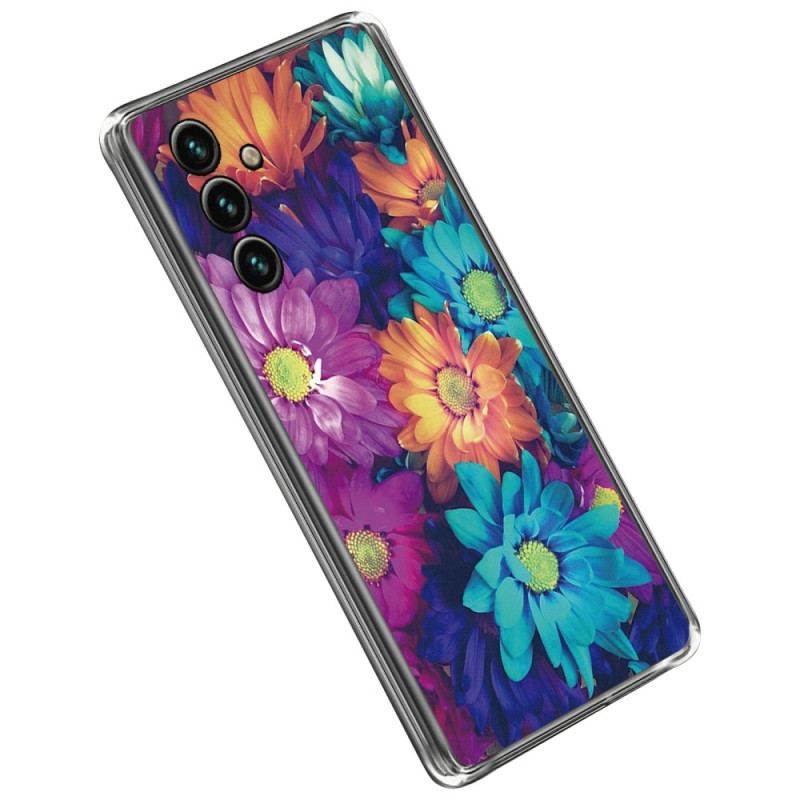 Cover Samsung Galaxy A14 / A14 5G Fleksibel Blomst