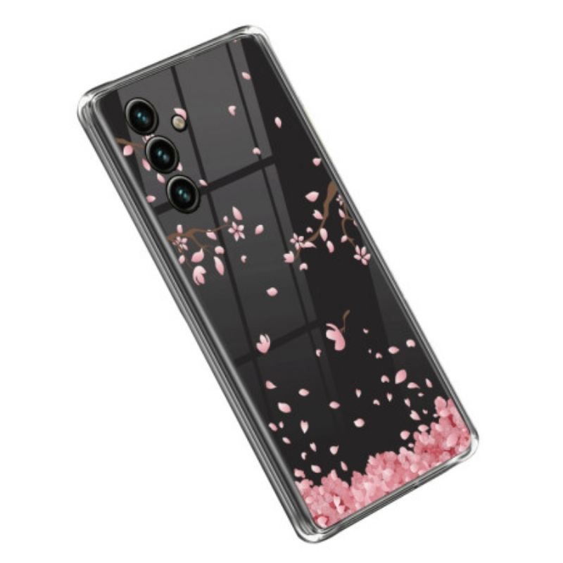 Cover Samsung Galaxy A14 / A14 5G Sømløse Lyserøde Blomster