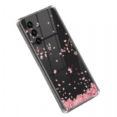 Cover Samsung Galaxy A14 / A14 5G Sømløse Lyserøde Blomster