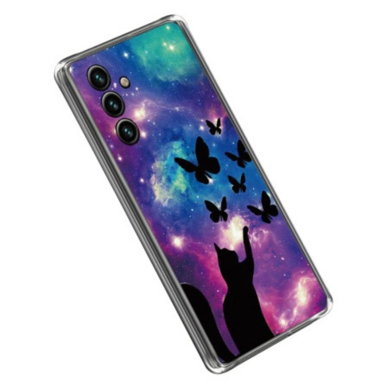 Cover Samsung Galaxy A14 / A14 5G Space Cat Silikone