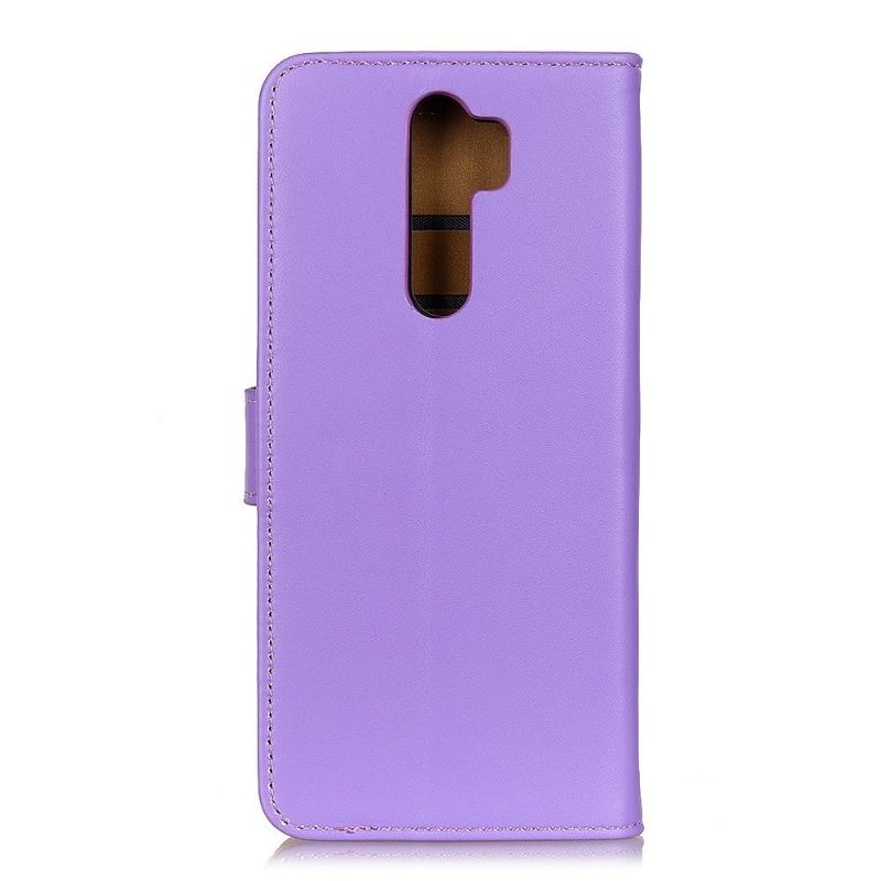 Etui Xiaomi Redmi 9 Basic Imiteret Læder - Lilla