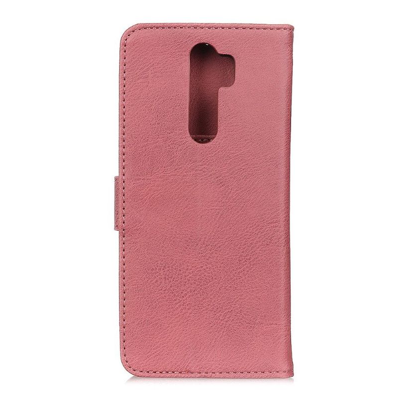 Flip Cover Xiaomi Redmi 9 Anti-fald Khazneh Læder Effekt Kortholder - Pink
