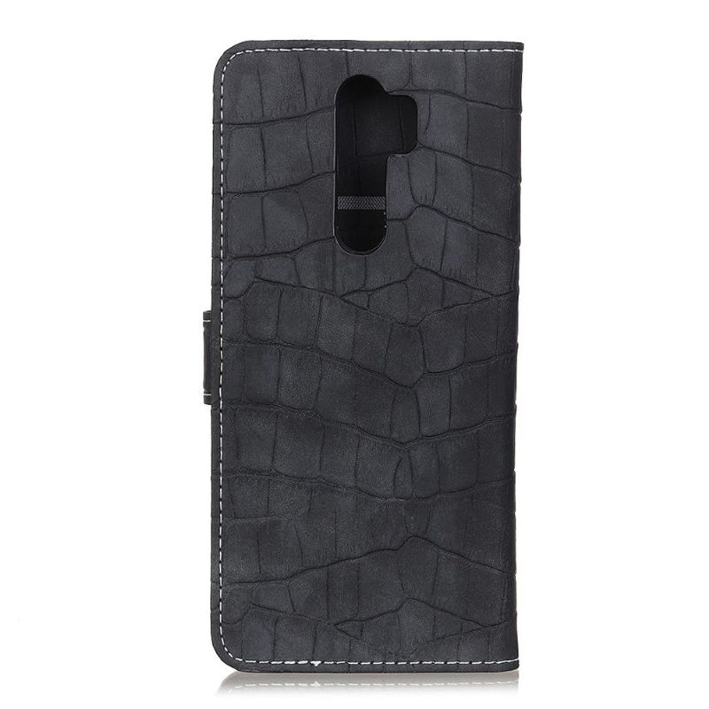 Flip Cover Xiaomi Redmi 9 Croc-look I Imiteret Læder