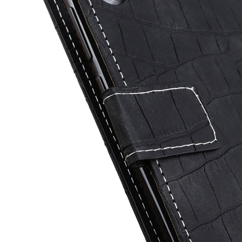 Flip Cover Xiaomi Redmi 9 Croc-look I Imiteret Læder