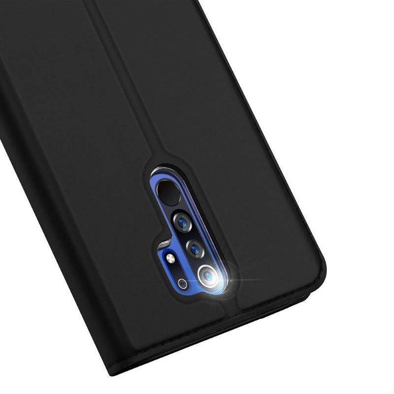 Flip Cover Xiaomi Redmi 9 Hemming Satin Belægning