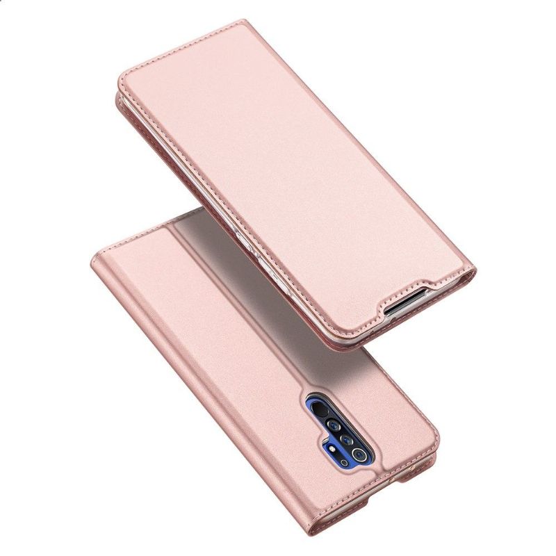 Flip Cover Xiaomi Redmi 9 Hemming Satin Belægning