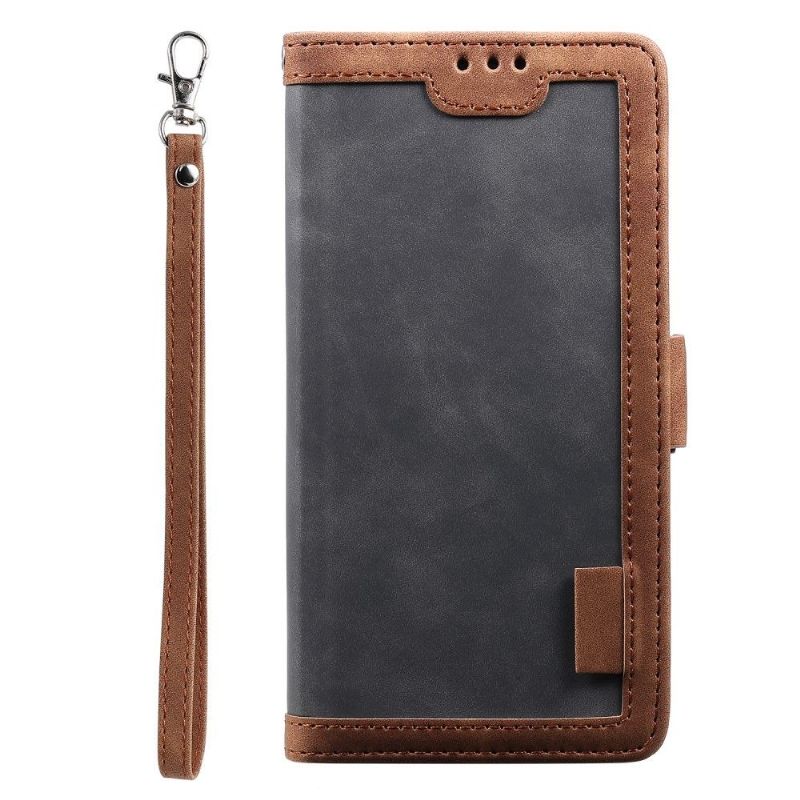 Flip Cover Xiaomi Redmi 9 Med Snor Vintage Kortholder