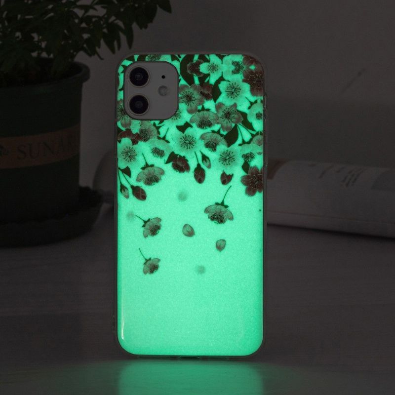 Cover iPhone 12 Mini Fluorescerende Blomster