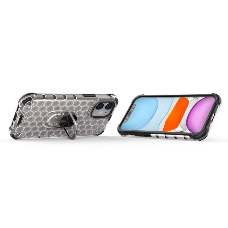 Cover iPhone 12 Mini Honeycomb Design Med Ring