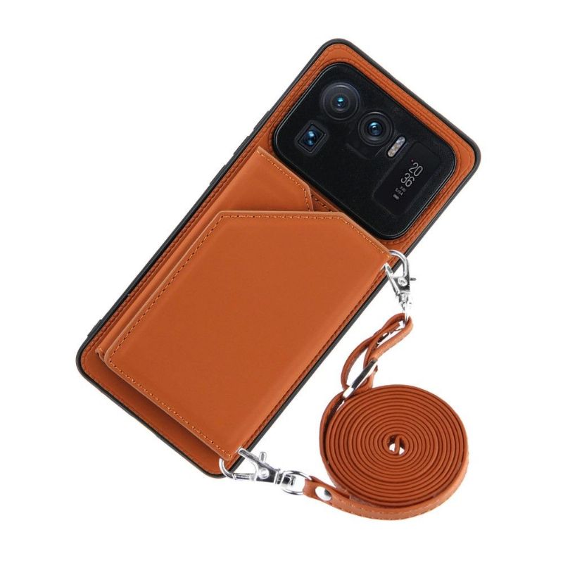 Cover Xiaomi Mi 11 Ultra Aude Multi-compartment Lanyard