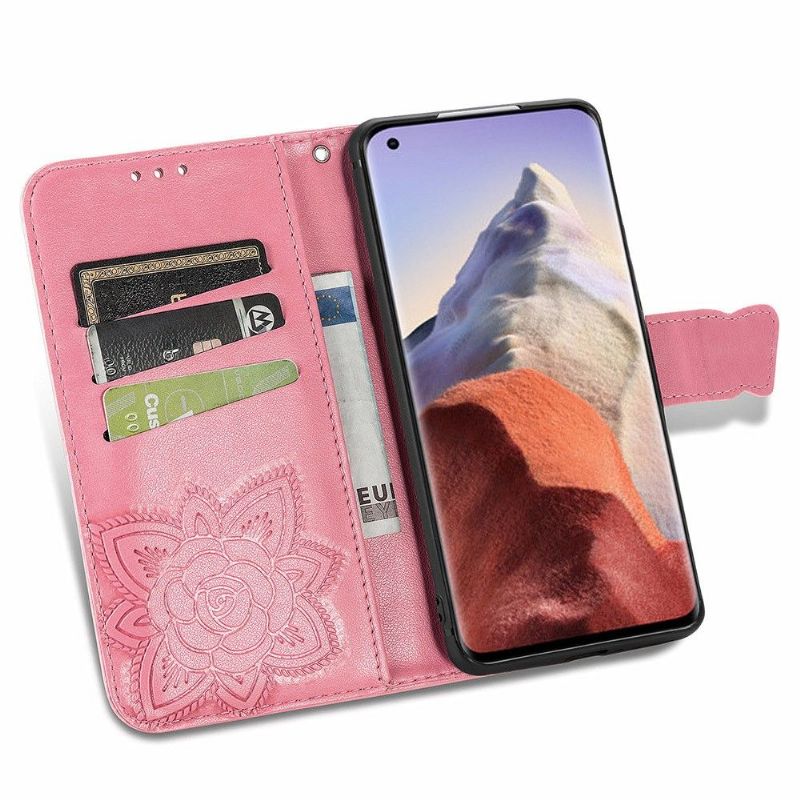 Flip Cover Xiaomi Mi 11 Ultra Relief Sommerfugl