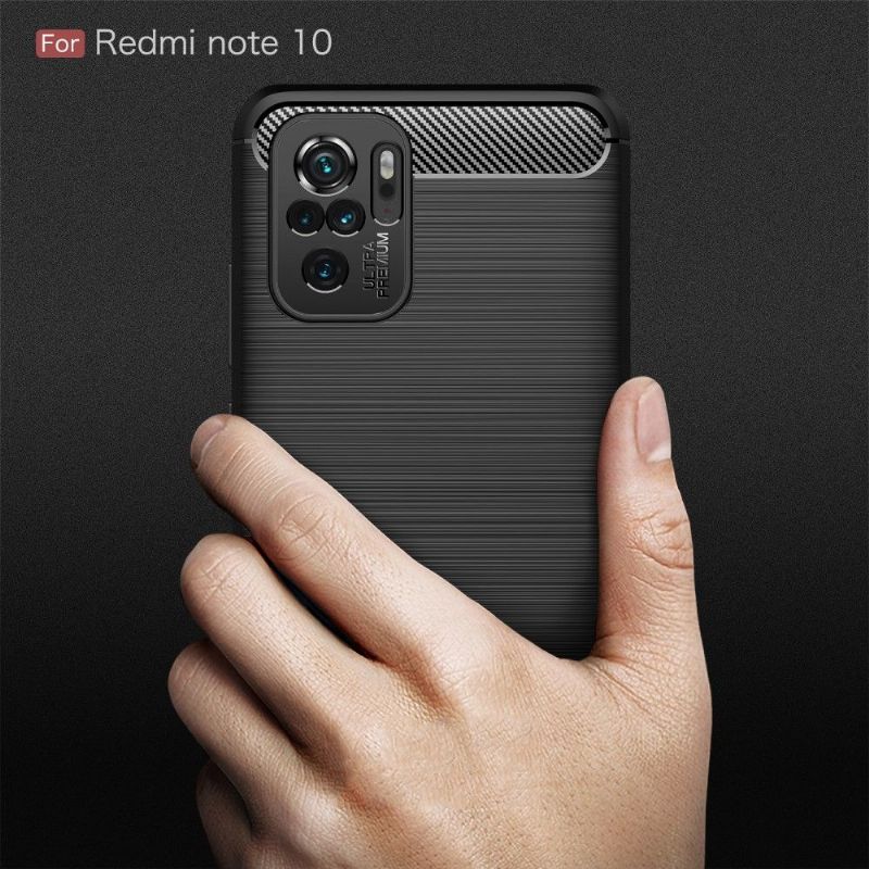 Cover Xiaomi Redmi Note 10 4G / Note 10S Børstet Effekt