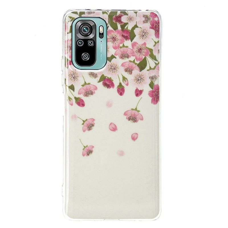 Cover Xiaomi Redmi Note 10 4G / Note 10S Fluorescerende Blomster