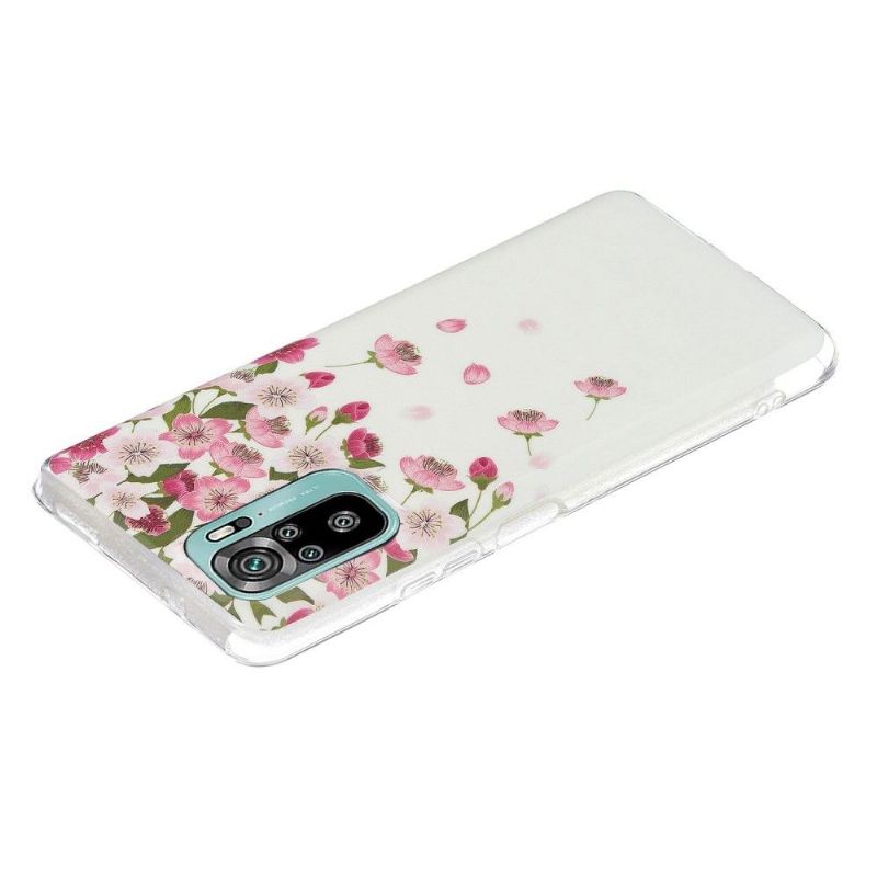Cover Xiaomi Redmi Note 10 4G / Note 10S Fluorescerende Blomster