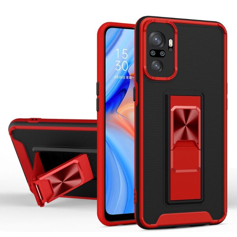 Cover Xiaomi Redmi Note 10 4G / Note 10S Tofarvet Med Stativ