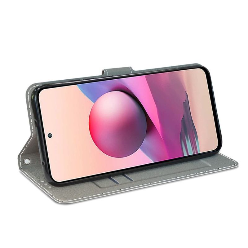 Flip Cover Xiaomi Redmi Note 10 4G / Note 10S Anti-fald Lydbånd